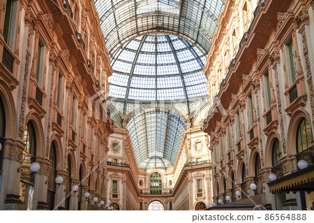 Galleria Vittorio Emanuele II 在米蘭，意大利 86564888