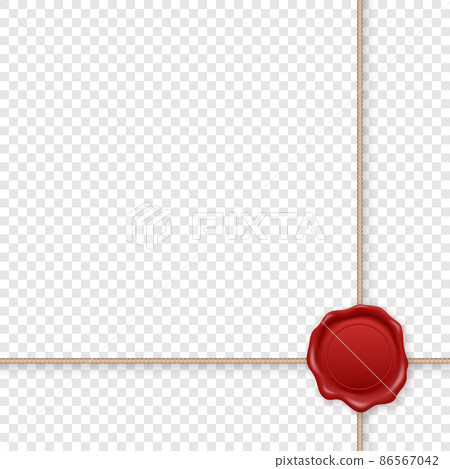 Vector 3d Realistic Vintage Letter Stamp, Wax Seal, Rope, Cross String. Sealing Wax, Stamps, Label for Quality Certificate, Envelope, Document. Imprint, Insignia, Tag. Guarantee, Secret Sign, Label Vector 3d Realistic Vintage Letter Stamp, Wax Seal, Rope, Cross String. Sealing Wax, Stamps, Label for Quality Certificate, Envelope, Document. Imprint, Insignia, Tag. Guarantee, Secret Sign, Label 86567042