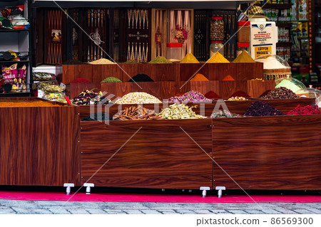 spice shop in the historic center of Antalya, Turkey 86569300