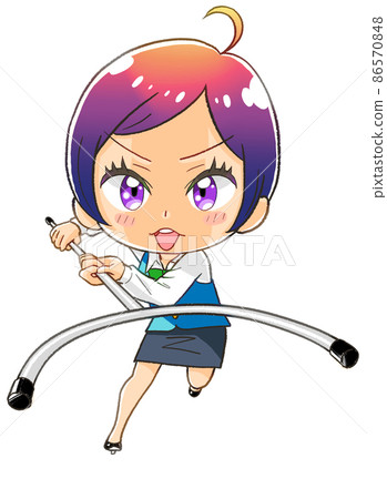 Chibi Chara 可愛的辦公室女士（Sasumata 2） 86570848