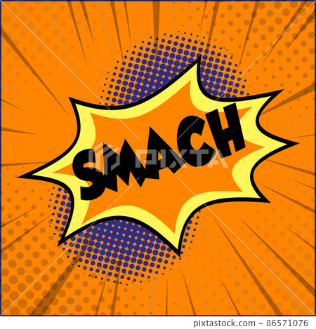 Comic lettering SMACH on white background - Vector Comic lettering SMACH on white background - Vector 86571076