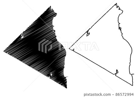 Rockland County, New York State (U.S. county, United States of America, USA, U.S., US) map vector illustration, scribble sketch Rockland map 86572994
