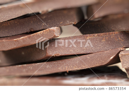 chocolate is broken into a large number of pieces chocolate is broken into a large number of pieces 86573354