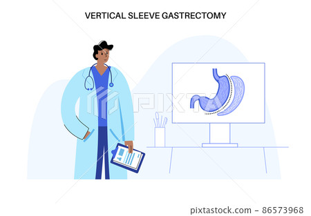 Laparoscopic sleeve gastrectomy Laparoscopic sleeve gastrectomy 86573968