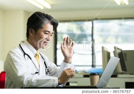 醫生在線醫療遠程醫療微笑 醫生在線醫療遠程醫療微笑 86576787