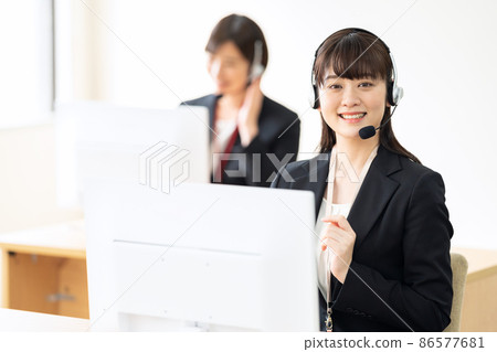呼叫中心操作員團隊業務商人辦公室 86577681