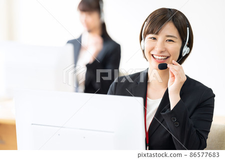 呼叫中心操作員團隊業務商人辦公室 86577683
