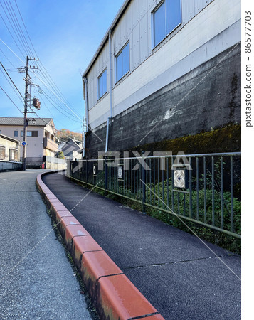 Seto, a town of pottery, a small diameter of a kiln 86577703