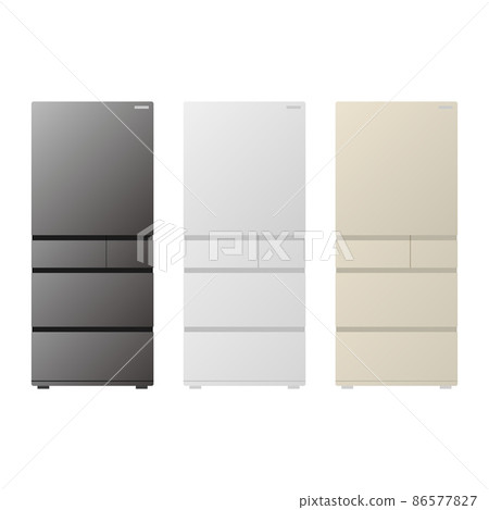 Illustration of a refrigerator 86577827