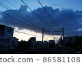 Sky Magic Hour at dusk 86581108