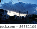 Sky Magic Hour at dusk 86581109
