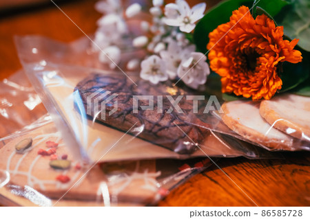 Gift homemade cookies 86585728