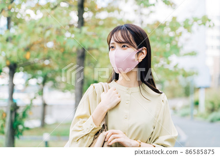 戴著面具的女商人 86585875