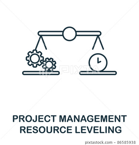 Resource Leveling icon. Line element from project management collection. Linear Resource Leveling icon sign for web design, infographics and more. Resource Leveling icon. Line element from project management collection. Linear Resource Leveling icon sign for web design, infographics and more. 86585938