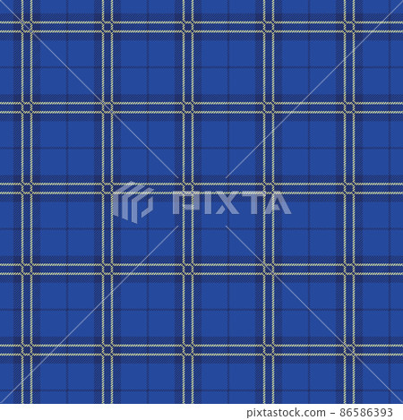 Blue tartan check seamless pattern Blue tartan check seamless pattern 86586393