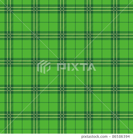 Green tartan check seamless pattern 86586394