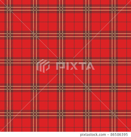 Red tartan check seamless pattern Red tartan check seamless pattern 86586395