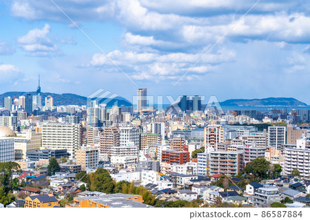 《福岡縣》福岡市風光（取自南公園） 86587884