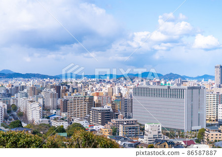 《Fukuoka Prefecture》 Scenery of Fukuoka City (taken from Minami Park) 《Fukuoka Prefecture》 Scenery of Fukuoka City (taken from Minami Park) 86587887