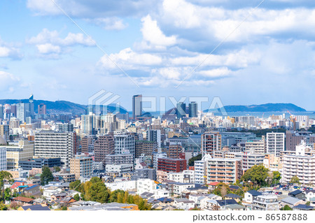 《Fukuoka Prefecture》 Scenery of Fukuoka City (taken from Minami Park) 《Fukuoka Prefecture》 Scenery of Fukuoka City (taken from Minami Park) 86587888