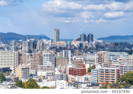 《Fukuoka Prefecture》 Scenery of Fukuoka City (taken from Minami Park) 《Fukuoka Prefecture》 Scenery of Fukuoka City (taken from Minami Park) 86587890