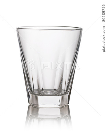 Glass on a white background 86589736