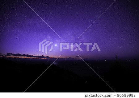 《Miyazaki Prefecture Tomiyama Observatory》 From the Tomiyama Observatory, the Milky Way in summer and the morning star 《Miyazaki Prefecture Tomiyama Observatory》 From the Tomiyama Observatory, the Milky Way in summer and the morning star 86589992