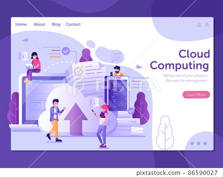 Cloud Computing Services and Online Data Storage 86590027