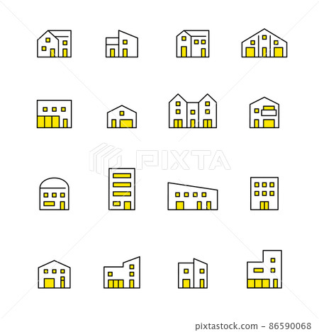 建築圖標集 86590068