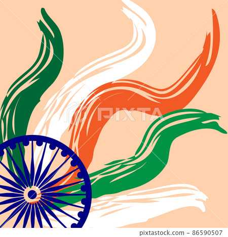Happy Indian Republic day celebration poster or banner background. Happy Indian Republic day celebration poster or banner background. 86590507
