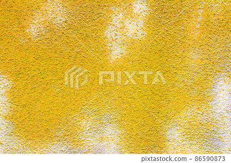 Yellow concrete wall texture 86590873