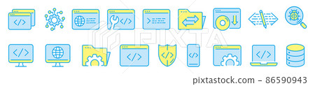 programming, icon, icons 86590943