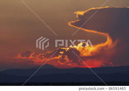 Mont Ventoux mountain (1912 m) in the Provence region, France 86591465