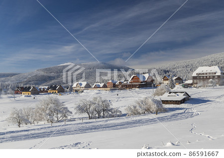 Winter landscape around Horni Mala Upa, Giant Mountains (Krkonose), Northern Bohemia, Czech Republic Winter landscape around Horni Mala Upa, Giant Mountains (Krkonose), Northern Bohemia, Czech Republic 86591667