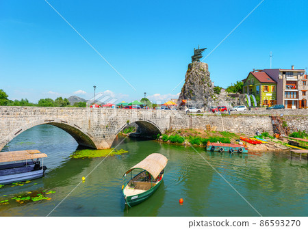 Stone bridge in Virpazar 86593270
