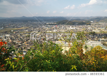 Kannabe Plain seen from the ruins of Kannabe Castle (Murao Castle) 1 Kannabe-cho, Fukuyama City, Hiroshima Prefecture 86593361