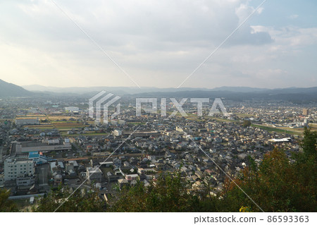 Kannabe Plain seen from the ruins of Kannabe Castle (Murao Castle) 2 Kannabe-cho, Fukuyama City, Hiroshima Prefecture 86593363