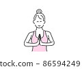 A young lad yoga 86594249