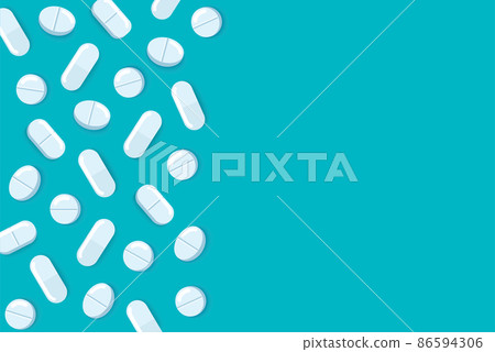 medical pills and capsules pharmacy vector illustration medical pills and capsules pharmacy vector illustration 86594306