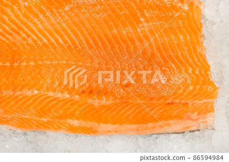 Salmon fillet raw fresh fish seafood texture pattern background Salmon fillet raw fresh fish seafood texture pattern background 86594984