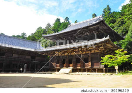 姬路市圓行寺大禮堂、餐廳和深綠色 姬路市圓行寺大禮堂、餐廳和深綠色 86596239