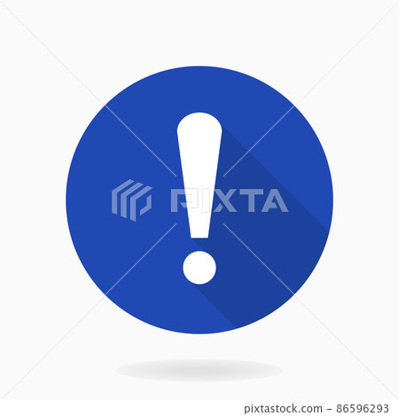 Fine Exclamation Icon 86596293