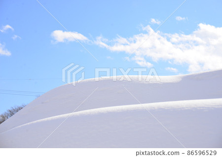 水稻梯田雪脊特寫 86596529
