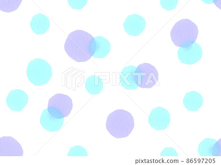 Watercolor polka dots (seamless) Watercolor polka dots (seamless) 86597205