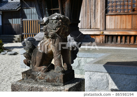 Usugi Shrine in winter Power spot 86598194