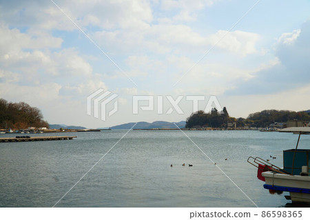 Mushiage Bay at the end of the year, Setouchi City, Okayama Prefecture Mushiage Bay at the end of the year, Setouchi City, Okayama Prefecture 86598365