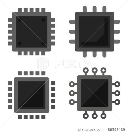 電子設備中使用的電子電路類型的插圖 電子設備中使用的電子電路類型的插圖 86598489