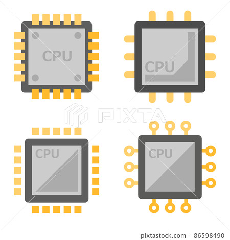 Illustrations by type of electronic circuits used in electronic devices 86598490