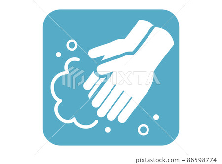 Infection control icon Hand wash Infection control icon Hand wash 86598774