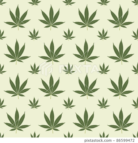 Seamless marijuana background with geometric leaves pattern Seamless marijuana background with geometric leaves pattern 86599472